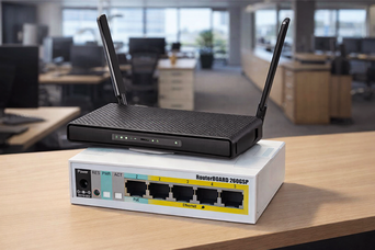 Як підключити комутатор MikroTik до роутера?