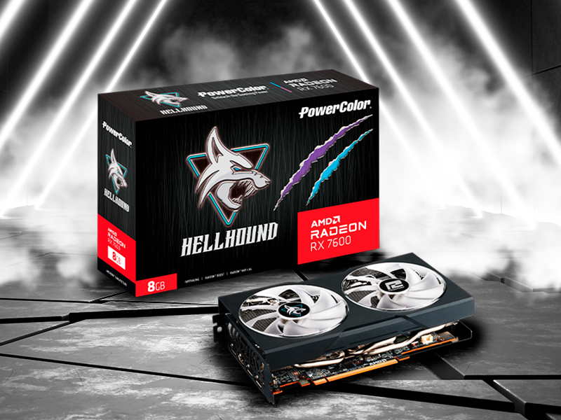 Переваги відеокарти PowerColor Radeon RX 7600 Hellhound Переваги відеокарти PowerColor Radeon RX 7600 Hellhound