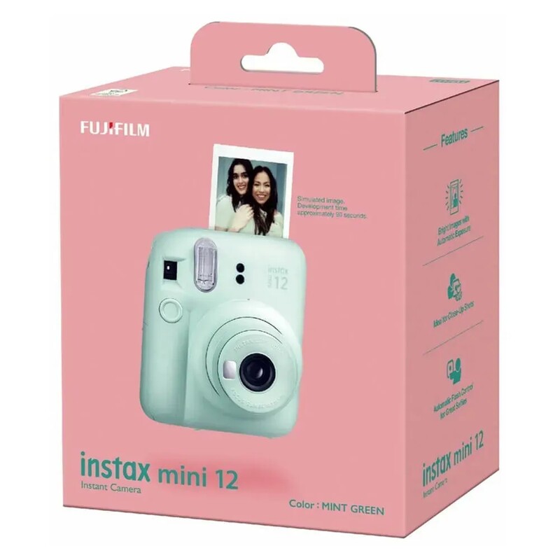Фотокамера миттєвого друку Fujifilm Instax Mini 12 Mint Green (16806119)