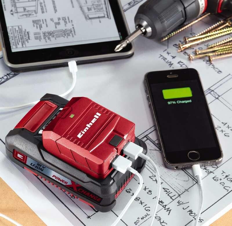Зарядний пристрій-адаптер Einhell TE-CP 18 Li USB - Solo (4514120)