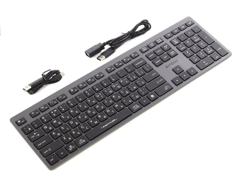Клавіатура бездротова A4Tech FBX50C Grey