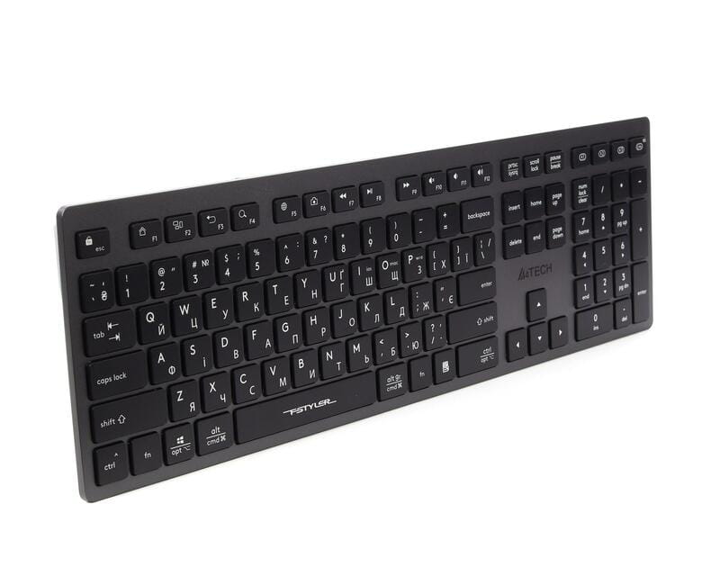 Клавіатура бездротова A4Tech FBX50C Grey