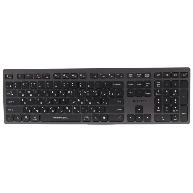 Клавіатура бездротова A4Tech FBX50C Grey