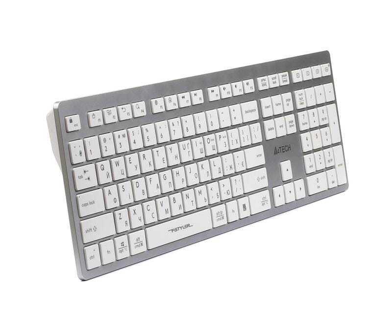 Клавіатура бездротова A4Tech Fstyler FBX50C White