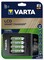 Фото - Мережевий зарядний пристрій Varta LCD Smart Plus Charger + 4 х Ni-Mh AA 2100 mAh (57684101441) | click.ua