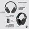 Фото - Bluetooth-гарнітура Logitech Zone Vibe Wireless UC Graphite (981-001199) | click.ua