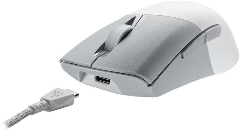 Мышь беспроводная Asus ROG Keris AimPoint RGB White (90MP02V0-BMUA10)