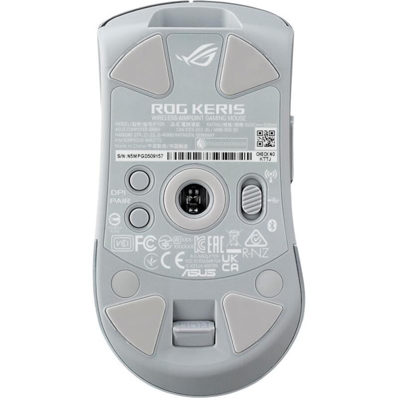 Мышь беспроводная Asus ROG Keris AimPoint RGB White (90MP02V0-BMUA10)