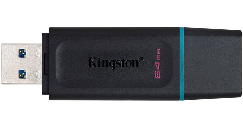Флеш-накопичувач USB3.2 64GB Kingston DataTraveler Exodia Black/Blue 2 Pieces (DTX/64GB-2P)