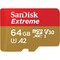 Фото - Карта памяти MicroSDXC 64GB C10 UHS-I SanDisk Extreme V30 U3 R170/W80MB/s (SDSQXAH-064G-GN6AA) | click.ua