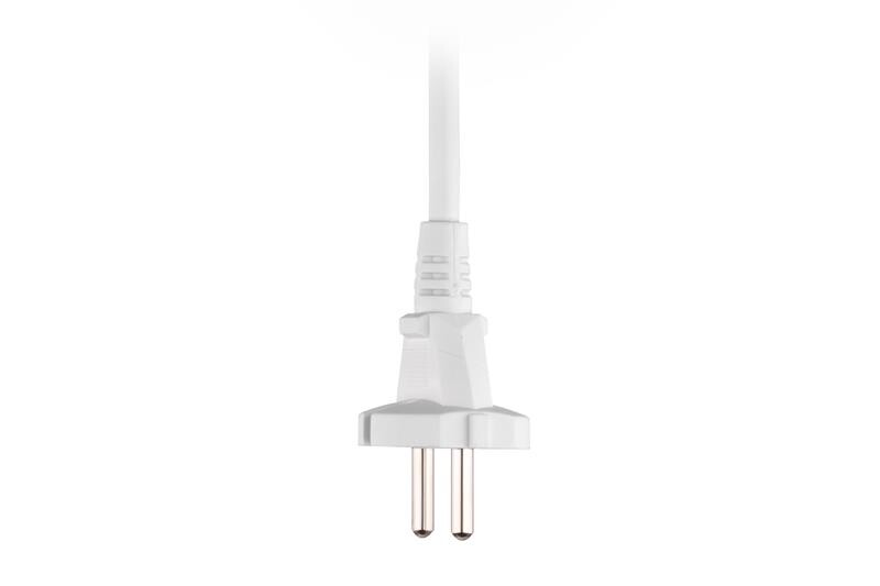 Сетевой удлинитель 2E 5XCEE7/17, 2G*1.0мм, 1.5м, white