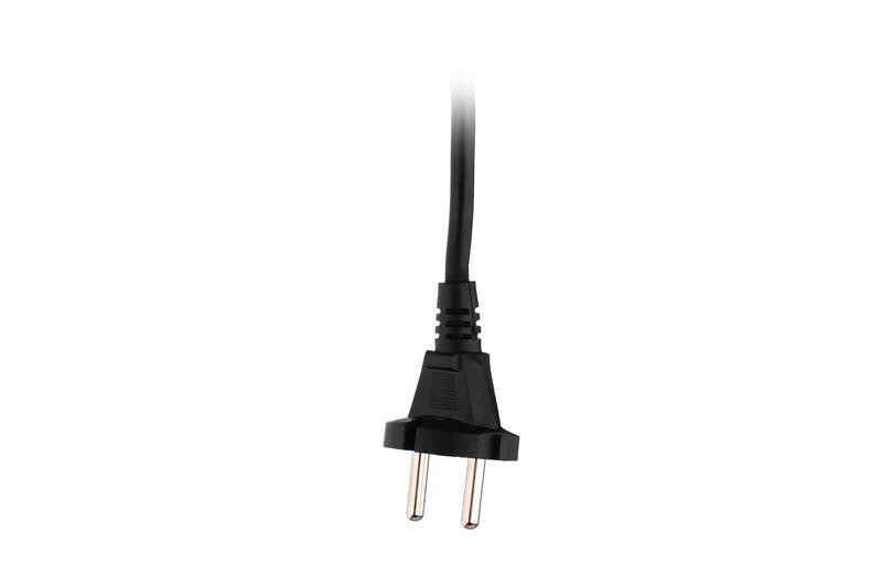 Сетевой удлинитель 2E 5XCEE7/17, 2G*1.0мм, 1.5м, black