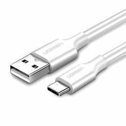 Кабель Ugreen US287 USB - USB-C, 1м, White (60121)