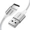Фото - Кабель Ugreen US288 USB - USB-C, 3м, Silver-White (60409) | click.ua