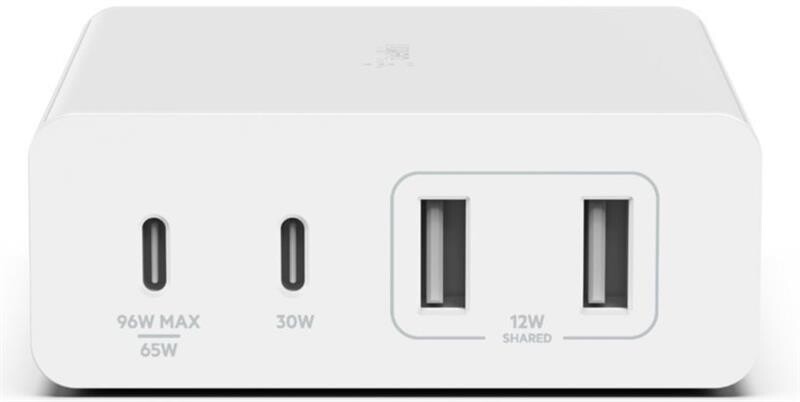Мережевий зарядний пристрій Belkin Home Charger 108W Dual USB-С/USB-A (WCH010VFWH)