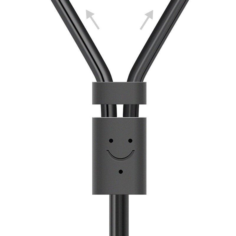 Кабель Ugreen AV102 AUX 3.5 мм TRS  - RCAx2, 0.25 м, Black (10561)