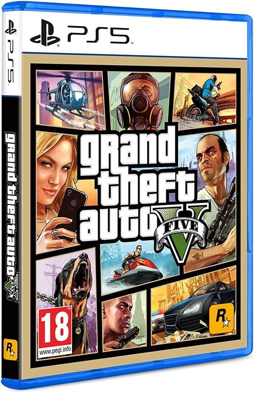 Игра Grand Theft Auto V для PlayStation 5, Blu-Ray диск (5026555431842)