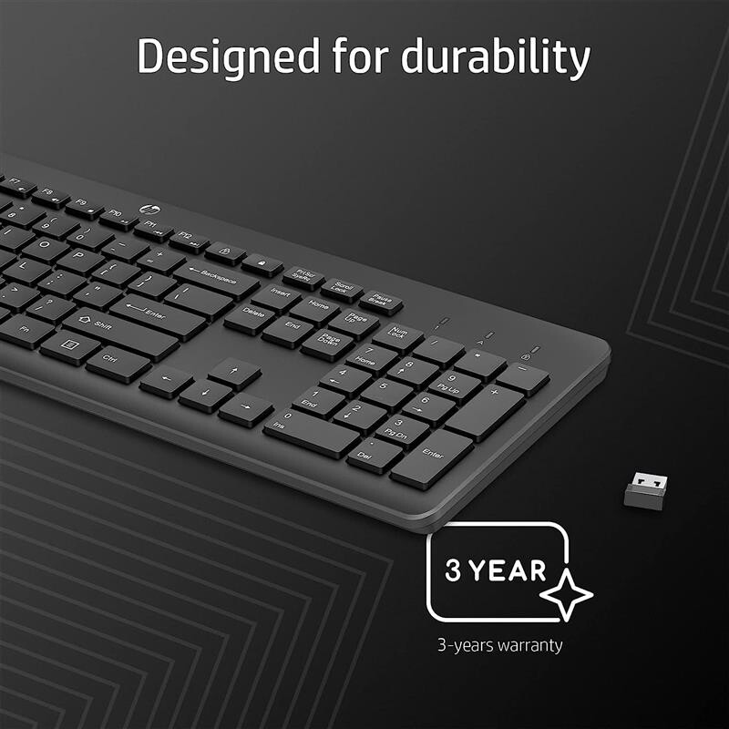Клавіатура бездротова HP 230 WL Black (3L1E7AA)