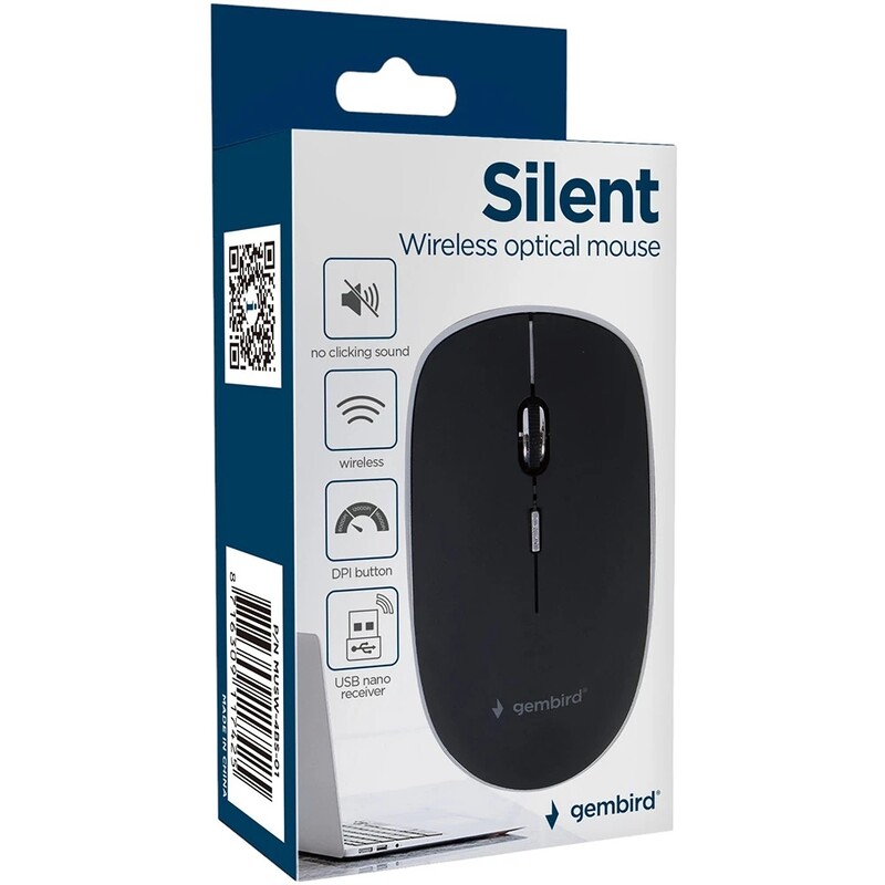 Мышь беспроводная Gembird MUSW-4BS-01 Black