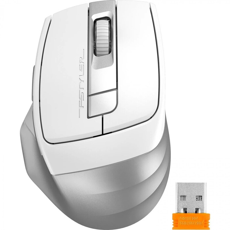 Мышь беспроводная A4Tech Fstyler FB35CS Icy White