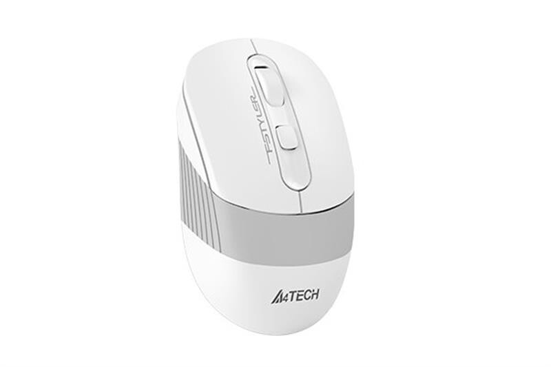 Мышь беспроводная A4Tech Fstyler FB10CS Grayish White USB