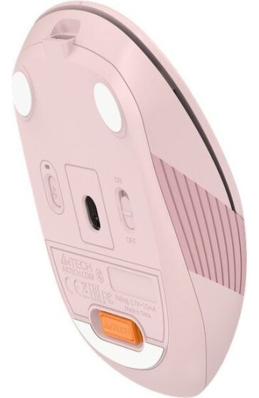 Мышь беспроводная A4Tech Fstyler FB10C Pink USB