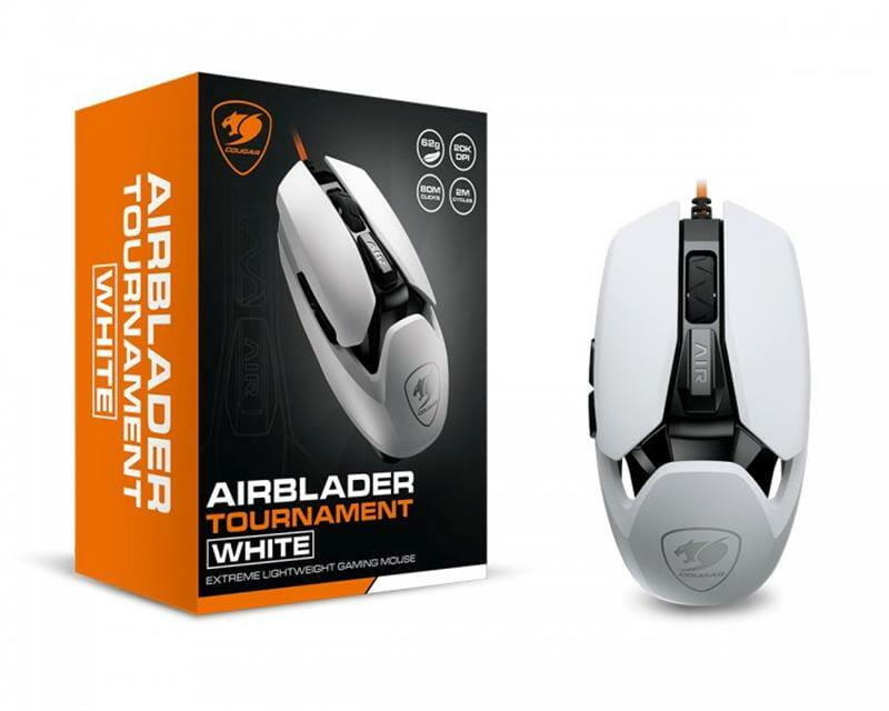 Миша Cougar AirBlader Tournament White
