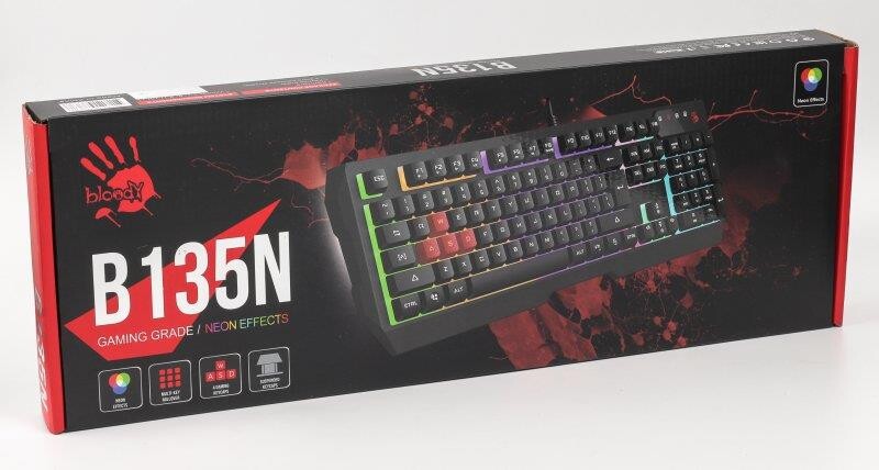 Клавиатура Bloody B135N Black USB