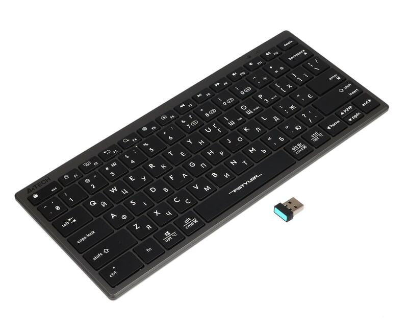Клавиатура беспроводная A4Tech Fstyler FBX51C Grey