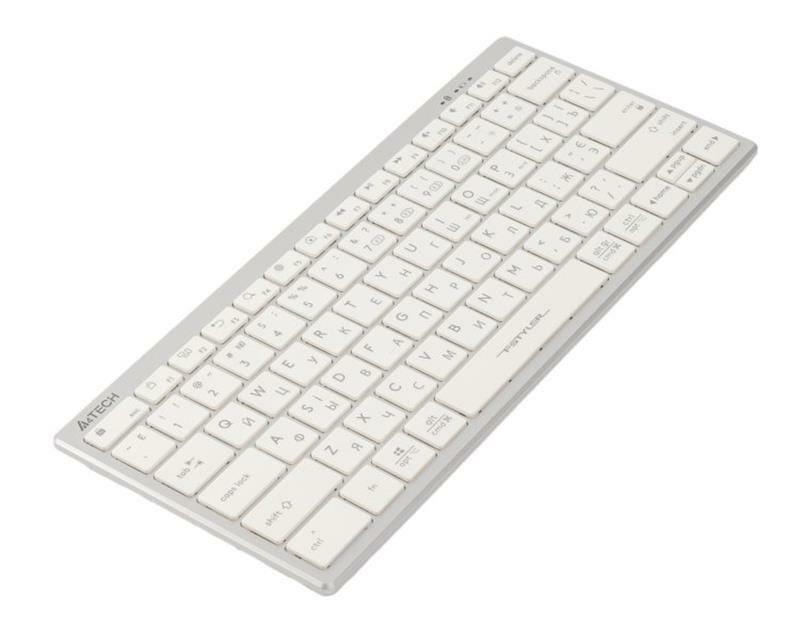 Клавиатура беспроводная A4Tech Fstyler FBX51C White