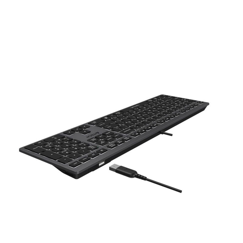 Клавіатура A4Tech Fstyler FX60H Grey White Backlit