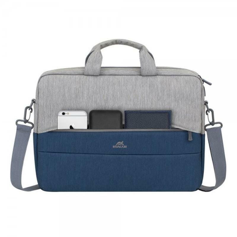 Сумка Rivacase Prater 7532 15.6" Grey/Dark Blue
