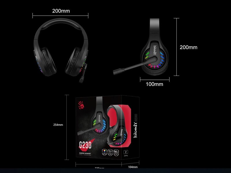 Гарнітура Bloody G230p Black