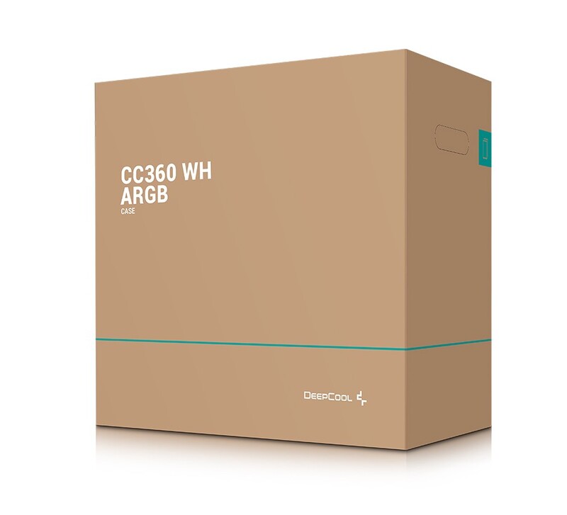 Корпус DeepCool CC360 White ARGB (R-CC360-WHAPM3-G-1) без БЖ