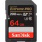 Фото - Карта пам`яті SDXC 64GB UHS-I/U3 Class 10 SanDisk Extreme Pro V30 R200/W90MB/s 4K (SDSDXXU-064G-GN4IN) | click.ua