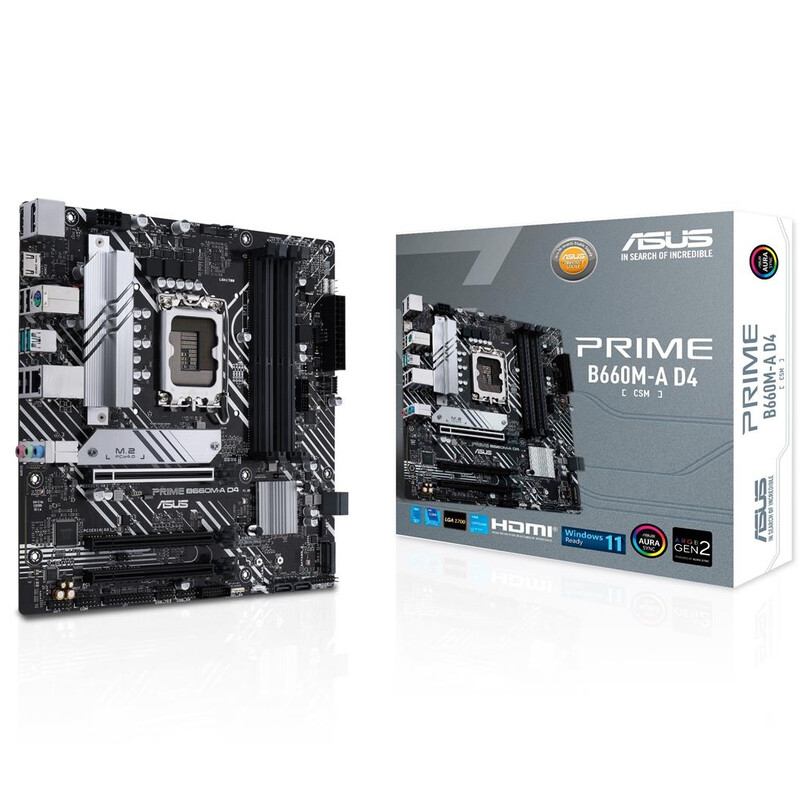 Материнская плата Asus Prime B660M-A D4-CSM Socket 1700