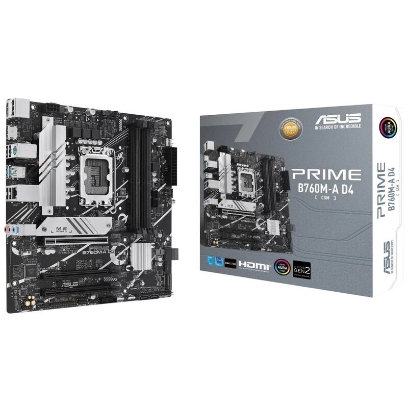 Материнська плата Asus Prime B760M-A D4-CSM Socket 1700
