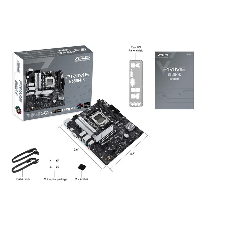Материнская плата Asus Prime B650M-K Socket AM5