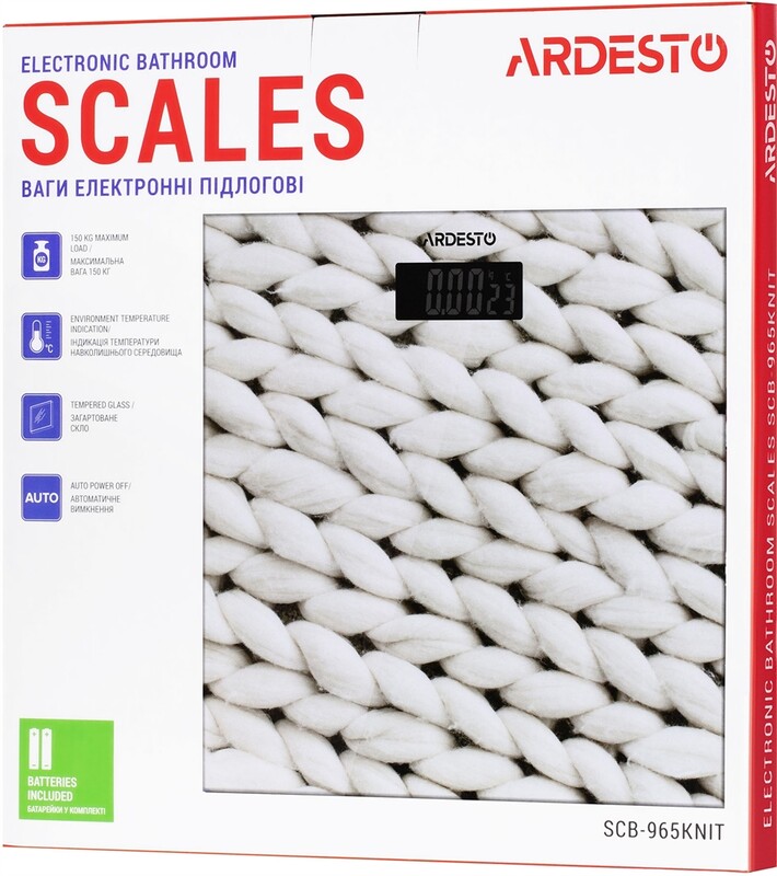 Весы напольные Ardesto SCB-965KNIT