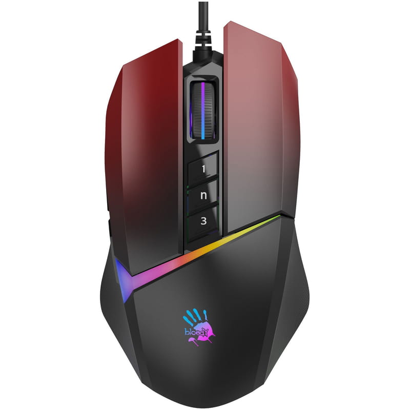Мышь Bloody W60 Max Gradient Red