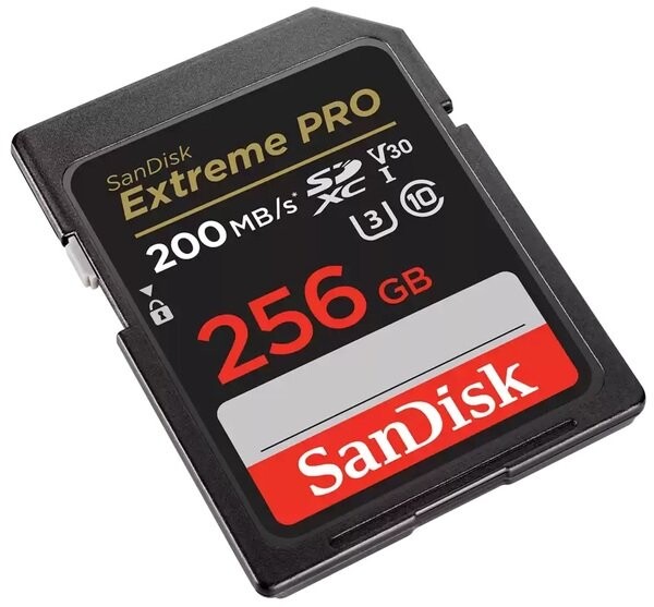 Карта пам`яті SDXC 256GB UHS-I/U3 Class 10 SanDisk Extreme Pro V30 R200/W140MB/s 4K (SDSDXXD-256G-GN4IN)