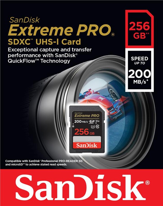 Карта пам`яті SDXC 256GB UHS-I/U3 Class 10 SanDisk Extreme Pro V30 R200/W140MB/s 4K (SDSDXXD-256G-GN4IN)