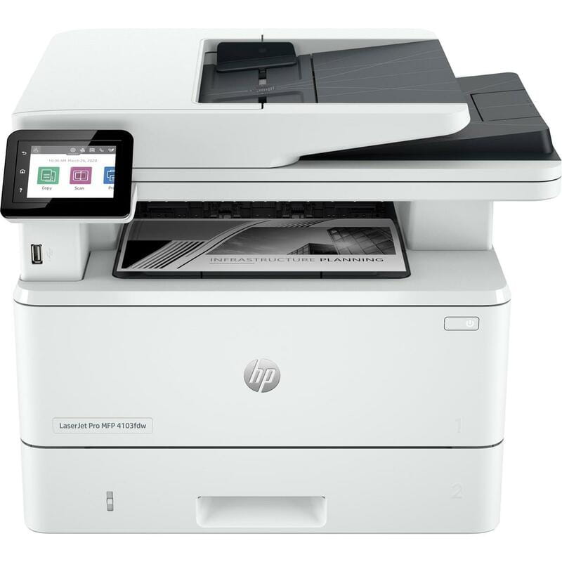 МФУ А4 HP LaserJet Pro 4103fdw c Wi-Fi (2Z629A)