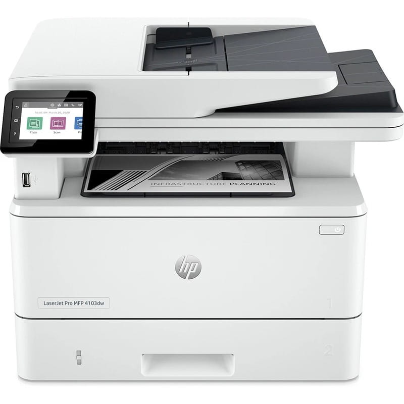 МФУ А4 HP LaserJet Pro 4103dw c Wi-Fi (2Z627A)