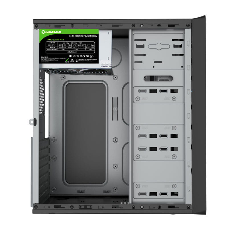 Корпус GameMax ET-209-400W Black 400W