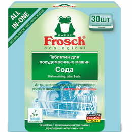 Таблетки для миття посуду Frosch Лимон 50х18г (4009175191908)