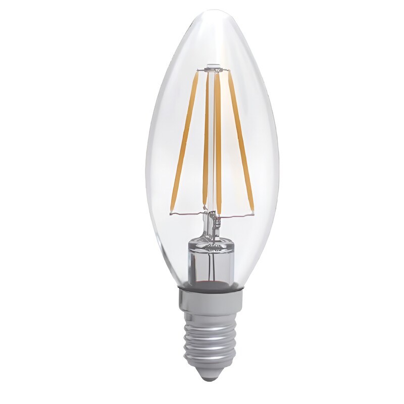 Лампа світлодіодна свічка ретро Electrum Filament 4W E14 3000K (A-LC-1942)