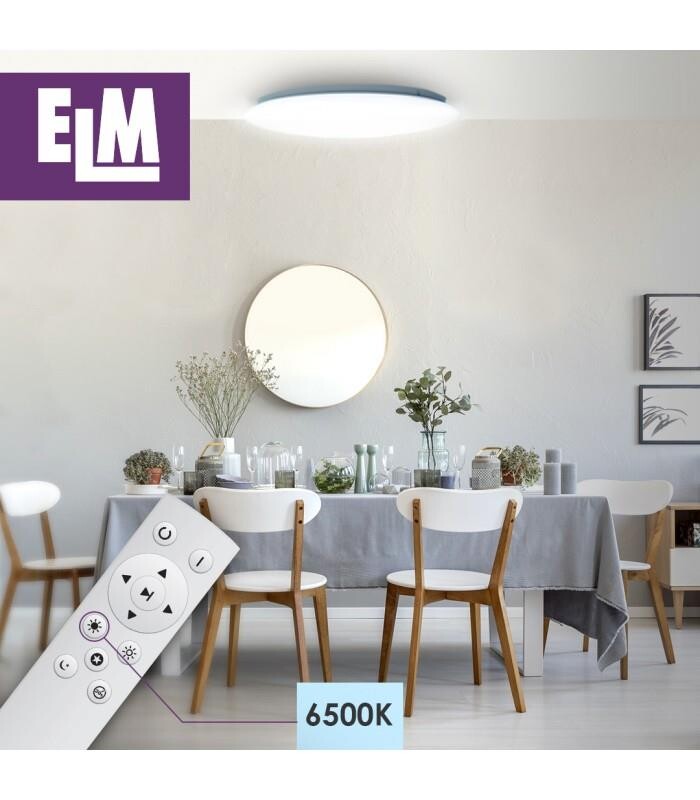 Світильник стельовий з пультом ДУ ELM Sirius 36W 3000-6500К IP20 (26-0074)