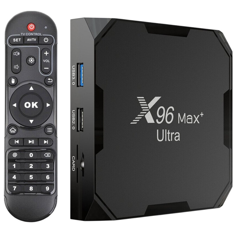 Smart-приставка X96 MAX+ Ultra Android TV (905x4/4GB/64GB)