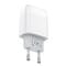 Фото - Зарядное устройство Hoco C72A Glorious (1USB, 2.1А) White (6931474713018) + кабель Type-C | click.ua